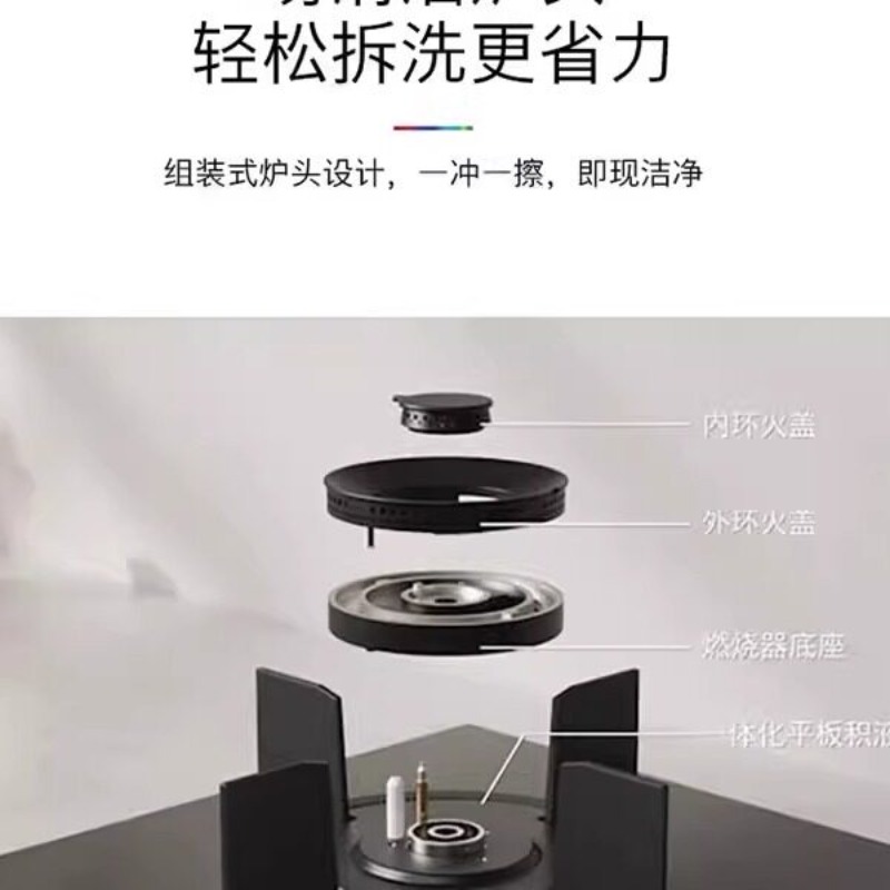 博世 PGD72A31MP嵌入式燃气灶天然气4.5KW大火力全铜炉头高清大图