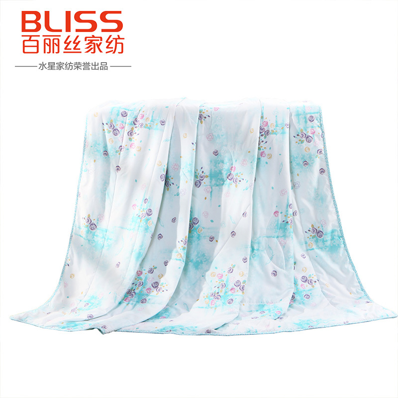 百丽丝(BLISS)水星家纺出品 清新印花新花栖夏被纤维被其他 床上用品空调被被子被芯