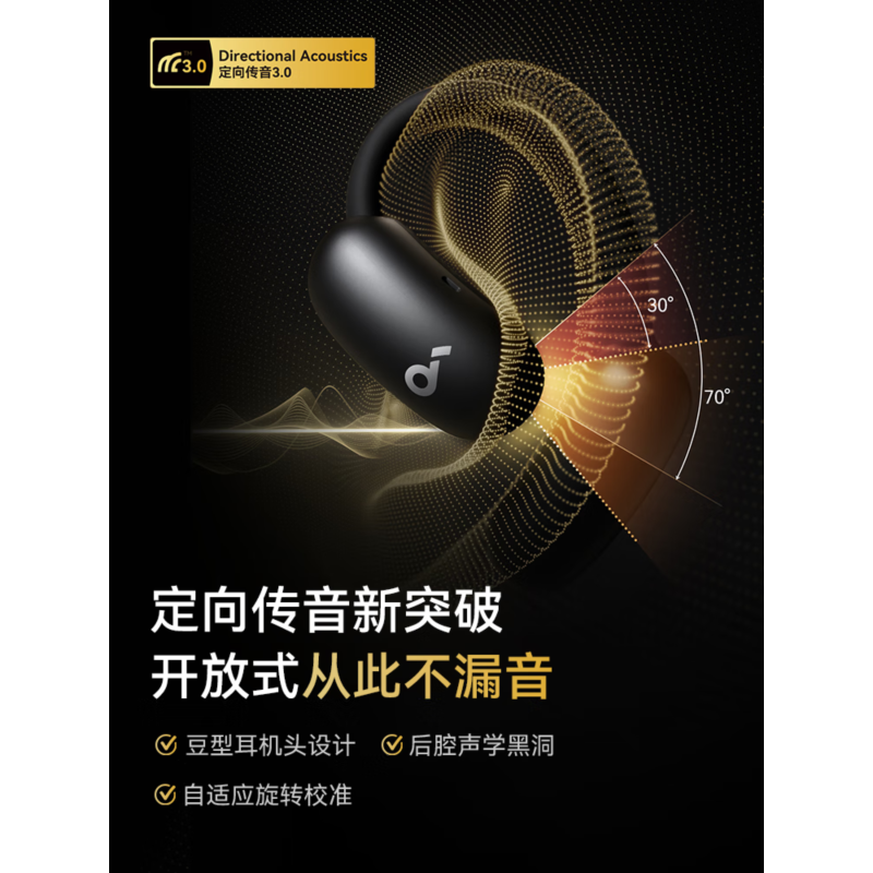 声阔 AeroFit 2(A3874)Al 智能开放式耳机高清大图