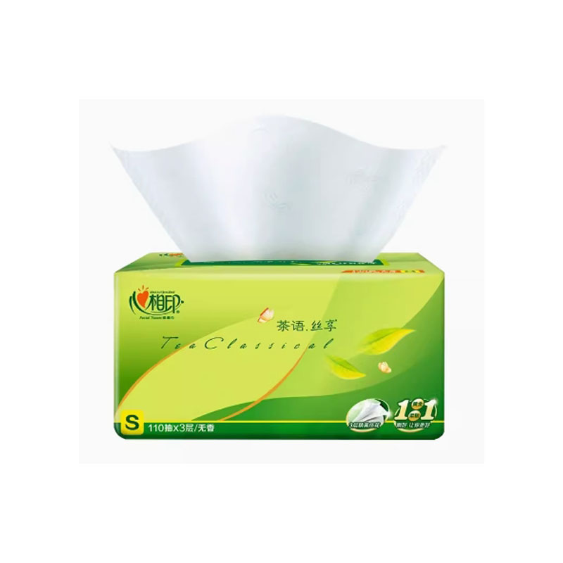 芳美达 心相印抽纸家用纸巾实惠装餐巾纸卫生纸面巾纸 3层110抽16包 132*190 2提高清大图