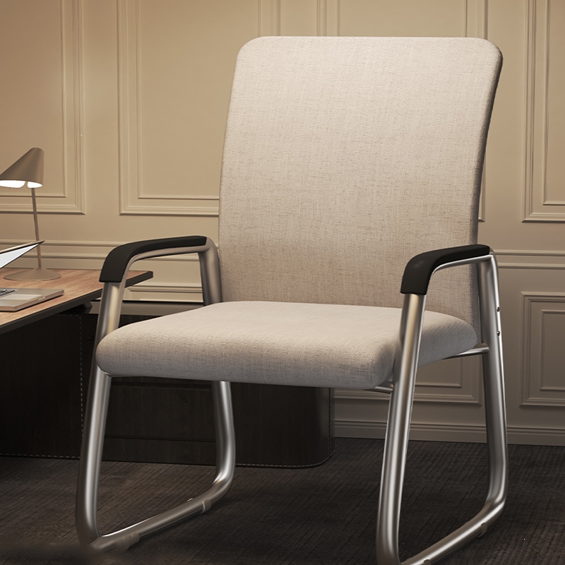 古达弓形电脑椅家用靠背椅子舒适久坐办公室会客座椅学生书桌椅麻将椅