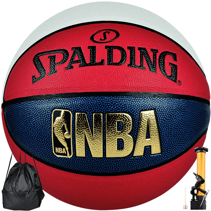 斯伯丁(SPALDING)7号标准篮球PU复合材料室内外通用比赛炫彩篮球