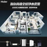 海尔(Haier)中央净水机家用HWP15-JR(WH)U1 玲珑机身 双罐双芯设计 WIFI智控 断电记忆 厨下安装