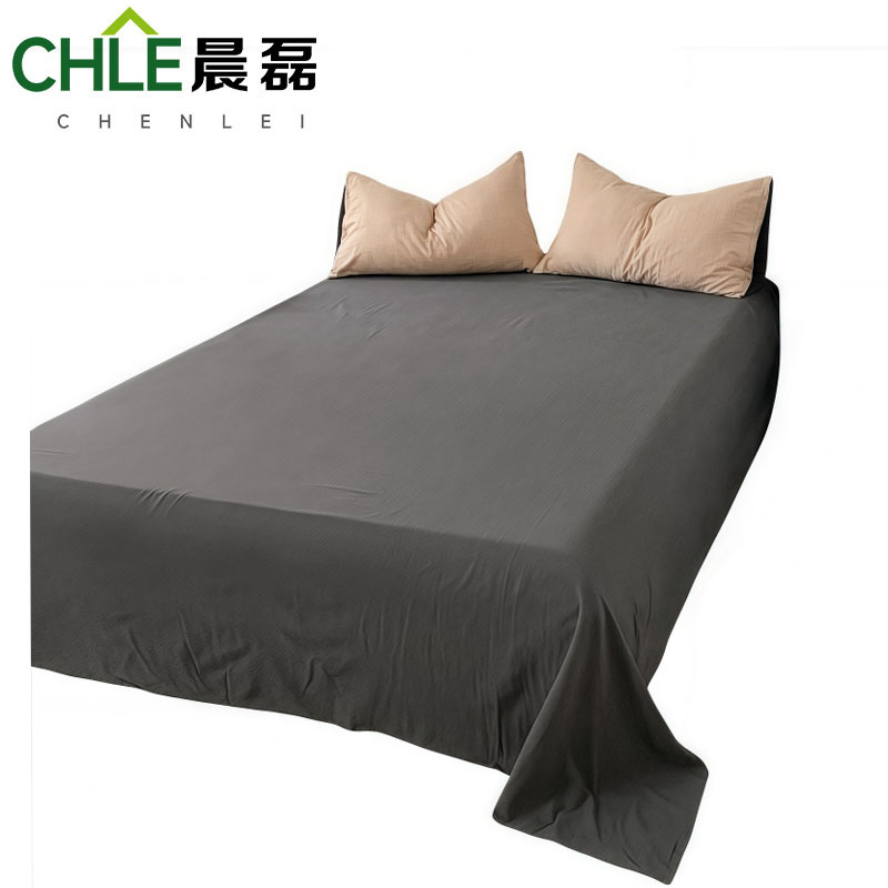晨磊 四件套 200*230cm(卡其深灰) 套高清大图