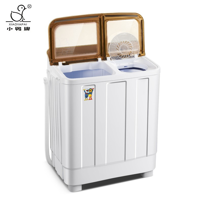 小鸭12公斤双缸洗衣机半自动双缸双筒家用大容量波轮洗脱两用 可单洗单脱水高清大图