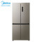 美的(Midea)450升十字对开多门冰箱纤薄机身风冷双变频铂金净味BCD-450WTPM(E)