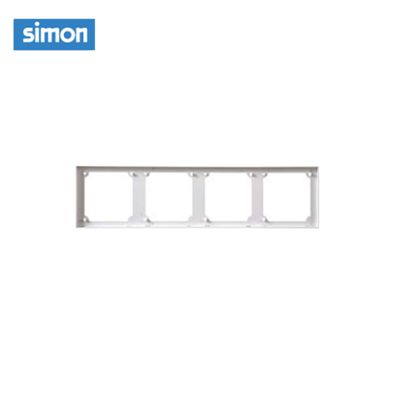 西蒙(simon) E6 插座开关插板86型开关插座面板 四位连体边框高清大图