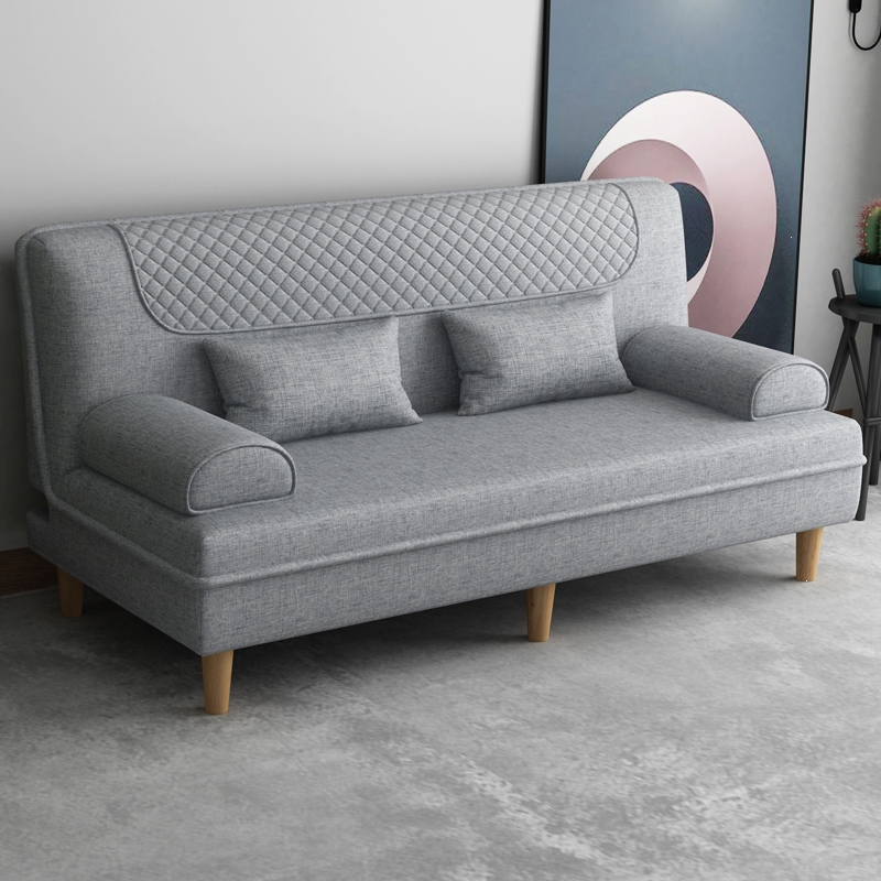 定制沙发床两用法耐可折叠多功能双人三人小户型客厅懒人布艺沙发视频