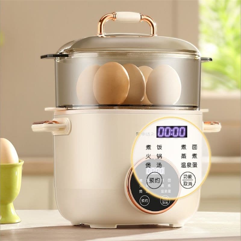 荣事达(Royalstar)RS-KG06A多功能早餐机蒸蛋机煮蛋器可上蒸下煮图片