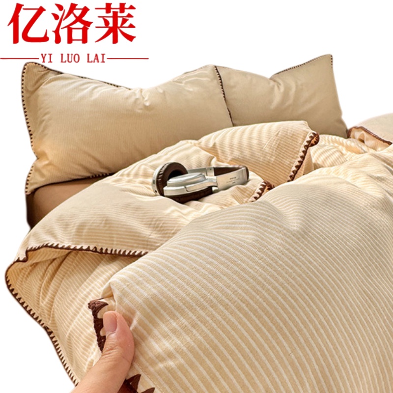 亿洛莱 磨毛三件套 0.9m 套高清大图