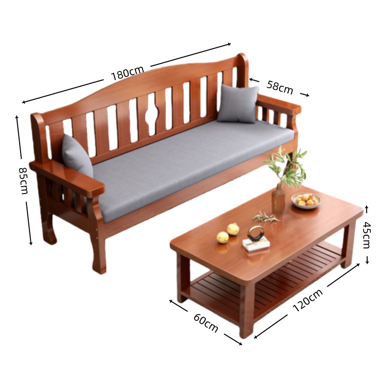 智叶舟沙发组合180*58*85cm(3+茶几)套高清大图