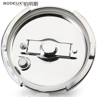 铂帝斯(BODEUX)金星1号304不锈钢压力锅复底防爆高压锅家用燃气电磁炉通用5L