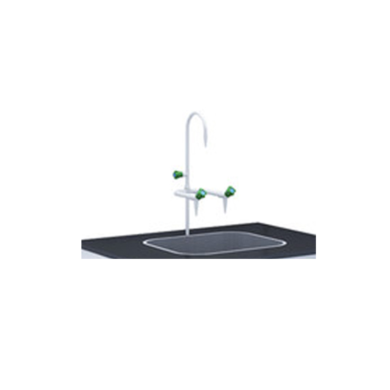 臻远操作台实验台化学试验桌 钢木边台1米带水高清大图