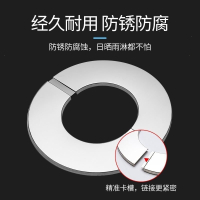 固定水龙头盖子水管装饰盖_遮丑盖_古达卡扣式洞口三角阀垫圈配件钢管