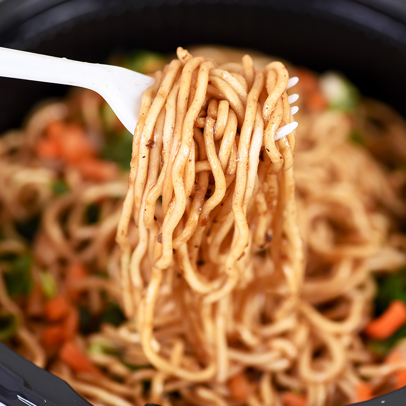 日清(NISSIN) UFO飞碟炒面 虾仁风味124g/碗 4碗装 速食 拌面 整箱 捞面 干拌面 方便面高清大图