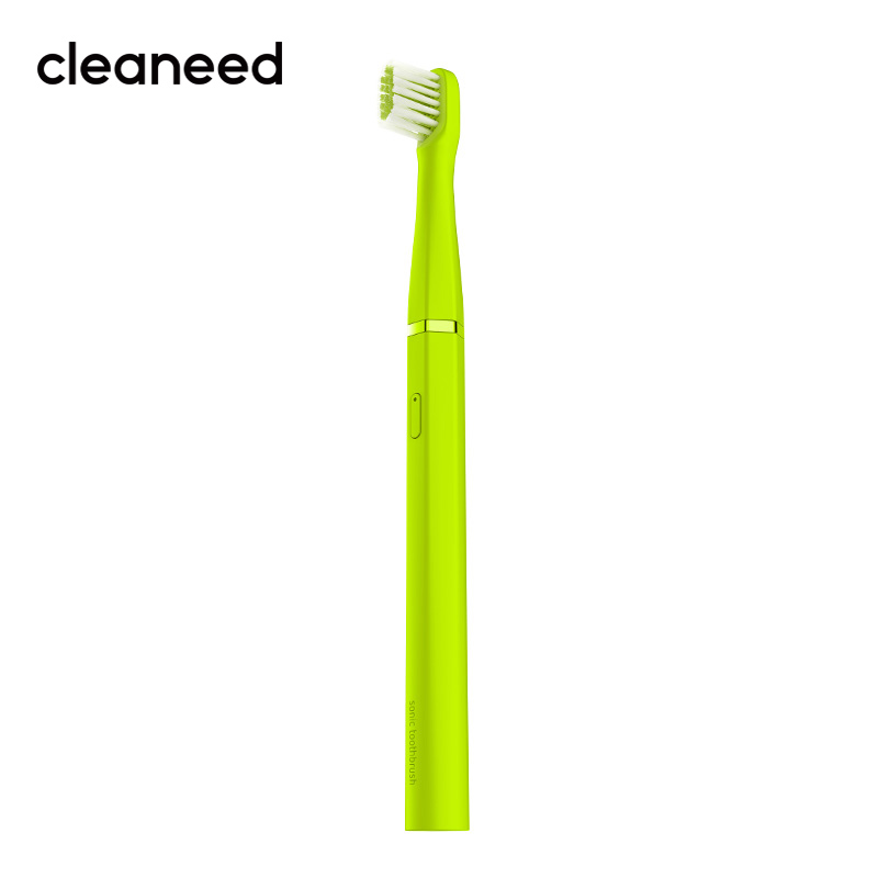 cleaneed电动牙刷 成人声波震动 智能清洁 电动牙刷 牙龈呵护(自带刷头*2) 青柠
