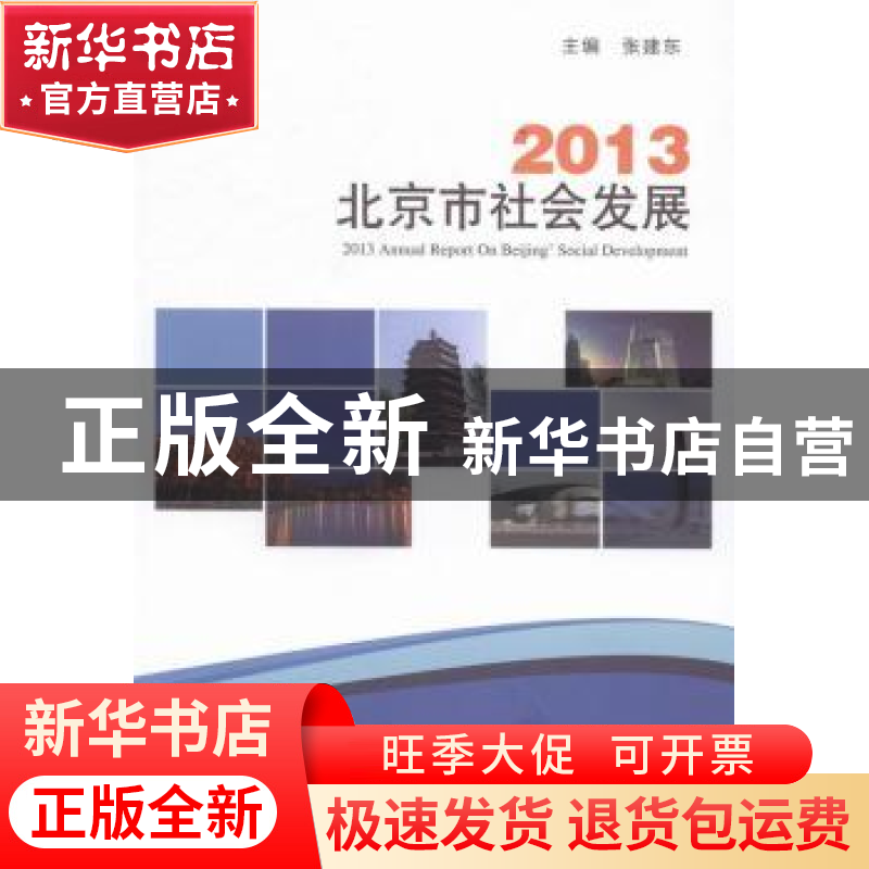 正版 2013北京市社会发展 张建东主编 中国人口出版社 9787510119