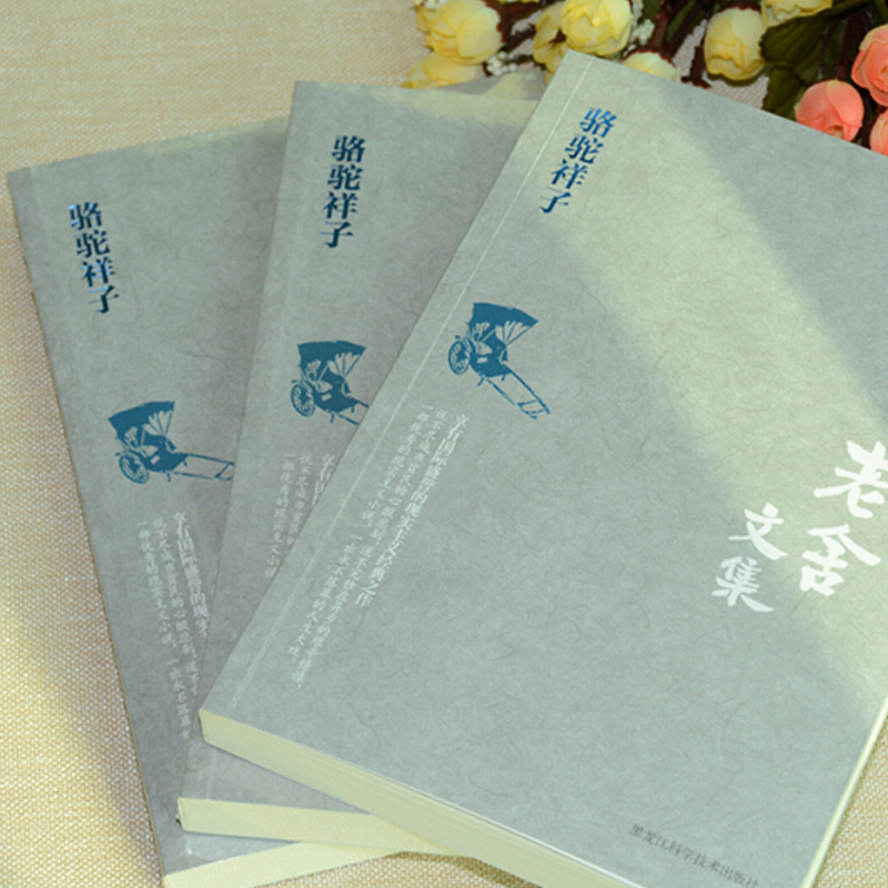 [正版]文学名著小说 骆驼祥子老舍文集初中课文读物丛书青少年寒暑假课外拓展书籍文学读物10-15初中小学生g