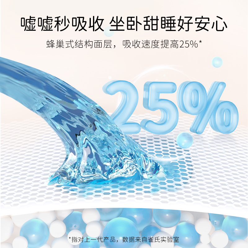 雀氏(chiaus)薄快吸拉拉裤L108片超薄透气男女宝宝尿不湿婴儿学步裤(9-14kg)高清大图