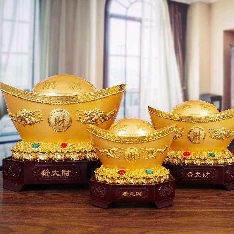 美帮汇金元宝摆件存钱罐大号创意家居装饰品店铺礼品摆设高清大图