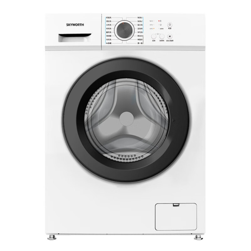 创维(Skyworth)全自动滚筒洗衣机 洗衣更健康 GF6518UB_白