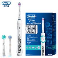 欧乐B(Oralb)电动牙刷 成人3D声波震动牙刷 青春版 P4500(白色) 博朗精工 德国进口 带着爸爸去留学同款