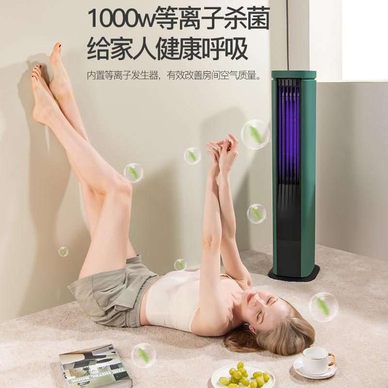 先锋(SINGFUN)空调扇电风扇水冷塔扇家用遥控冷风机等离子净化无叶风扇 DTS-S5R