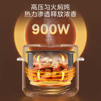 美的(Midea)电压力锅MY-E4809家用4升压力锅电高压锅开盖煮9大功能电饭煲