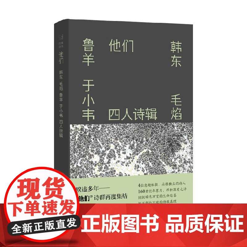 他们 韩东 毛焰 鲁羊 于小韦四人诗辑 韩东等 著 文学高清大图