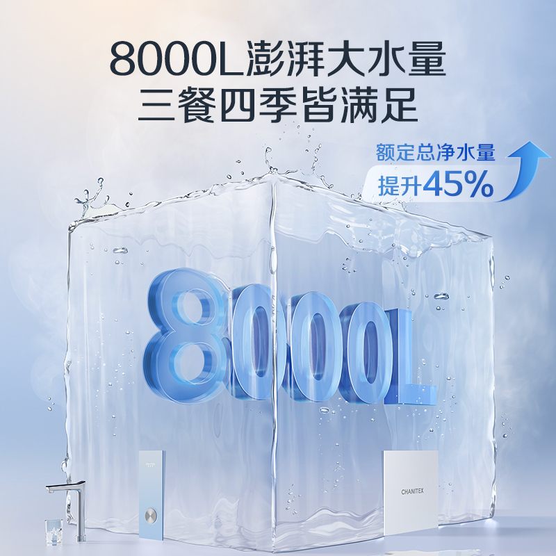 史密斯佳尼特加热净水器厨下家用净水机100℃真开水CDR2500S1蓝鲸净热一体Pro高清大图