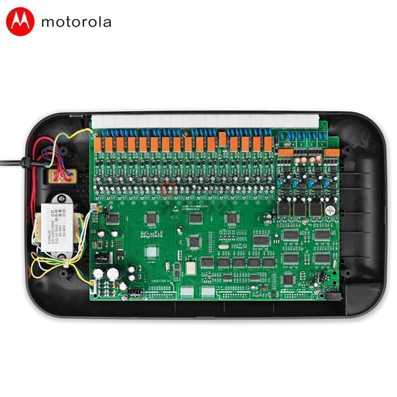 摩托罗拉Motorola PBX416 集团程控电话交换机 4进16出 话务录音留言 电话交换机 单位:台 黑色_图片