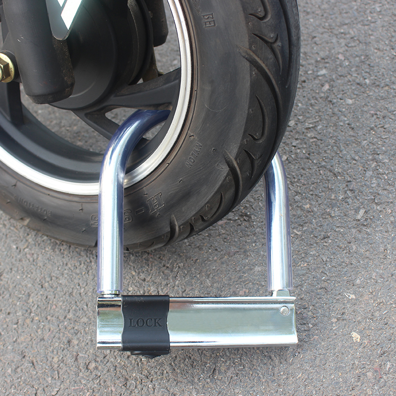 摩托车u型锁电动车锁山地自行车防盗锁单车电瓶车u形锁