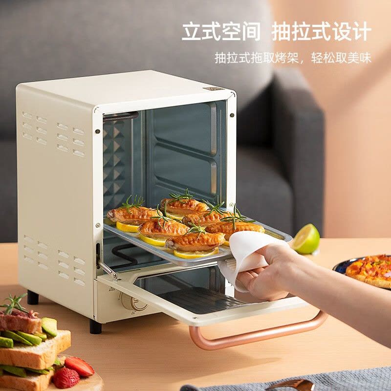 迈卡罗(MACAIIROOS)MC-KX12M烤箱家用多功能电烤箱三层烤位烘焙蛋糕机械操控图片