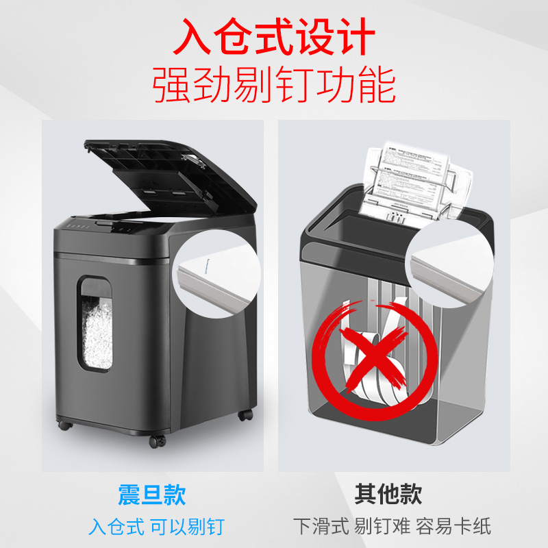 震旦 AURORA 4级保密办公商用全自动碎纸机(自动120张 持续60分钟 32.2L 可碎卡、光盘) AS120CD高清大图