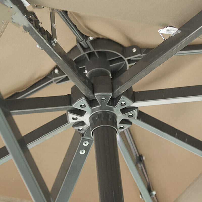 三极户外(Tri-Polar) TP7037 庭院遮阳伞 方形双顶波浪边遮阳伞棚 1.00 顶/把高清大图