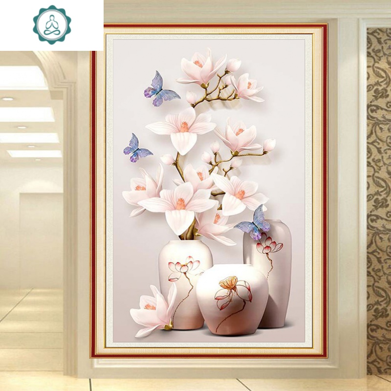 封后fenghou2019年新款钻石画水晶满钻5d小件点贴砖石带框十字绣小幅