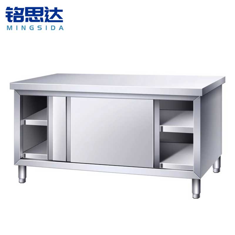 铭思达不锈钢双通操作台高清大图