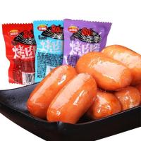 【满199减120】奥锦奇锅盖大拇哥肠20包香辣味烤香肠肉枣休闲零食奥尔良子弹火腿肠
