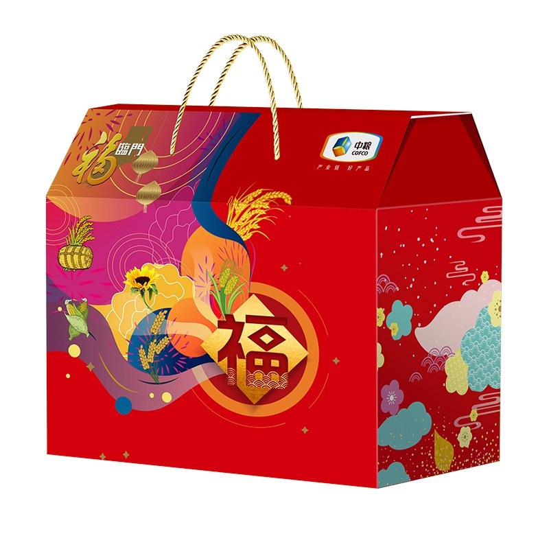 中粮福临门 悦享A型 伴手礼米面油组合2000g+400ml