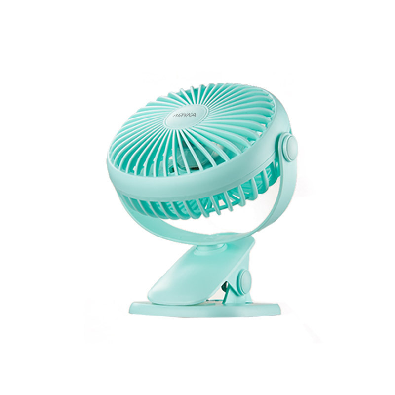 康佳(konka)usb小风扇充电迷你电扇家用学生宿舍床上夹扇音静充电便携