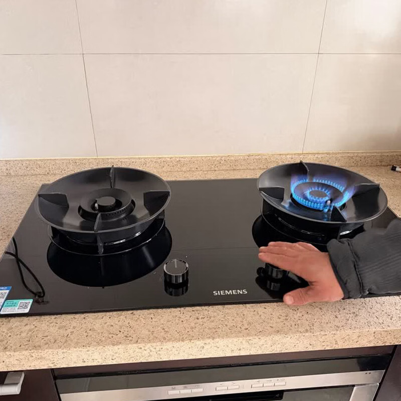 西门子 ER95A3MBMP Y3 Pro燃气灶双灶5.2kW 74%热效率 全铜炉头 天然气嵌入式灶台天然气12T高清大图