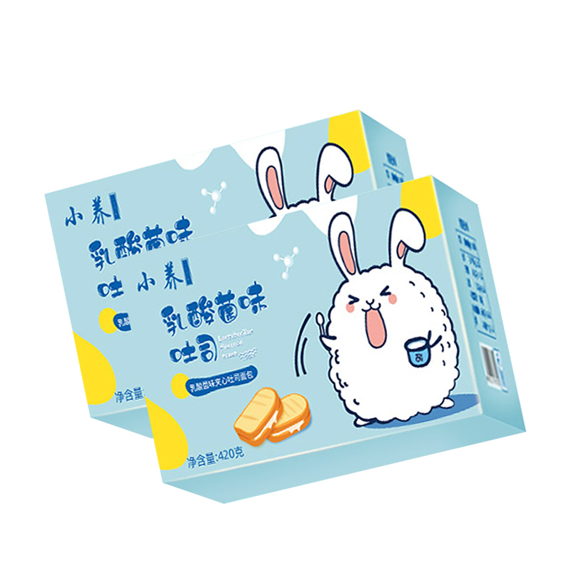 小养 乳酸菌味夹心吐司面包420g*2袋