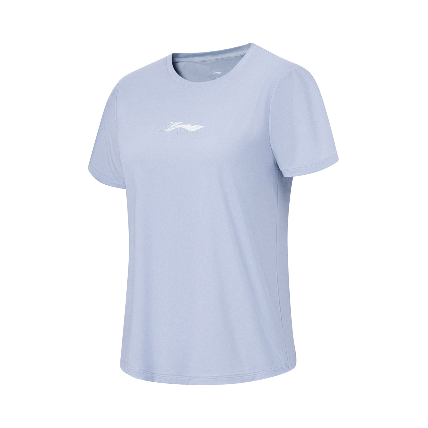 李宁短袖t恤女士2023新款健身系列春季圆领上衣运动衣针织运动服