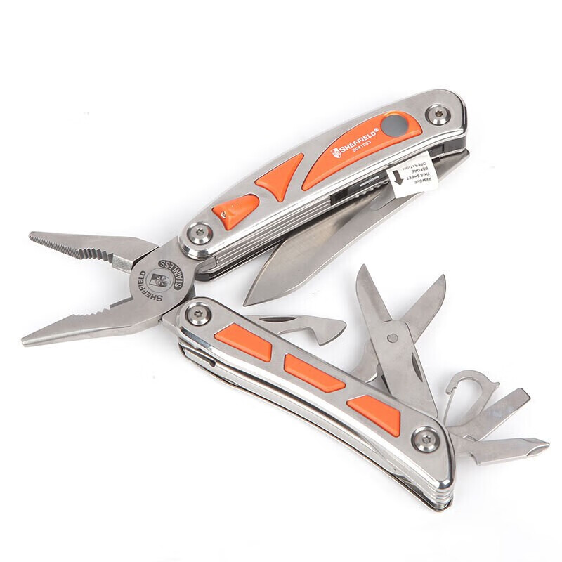 钢盾(SHEFFIELD) S041003 12合1不锈钢多功能钳【家用】