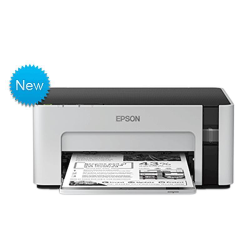 爱普生(EPSON)M1108黑白墨仓式打印机学生作业家用办公小型环保墨仓易加墨水联供黑白喷墨打印机文档文件打印 套餐2