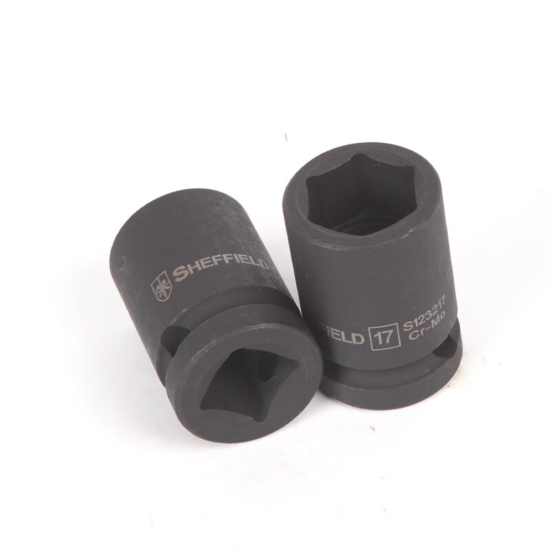 钢盾(SHEFFIELD) S123217 1/2系列六角风动套筒17MM【家用】