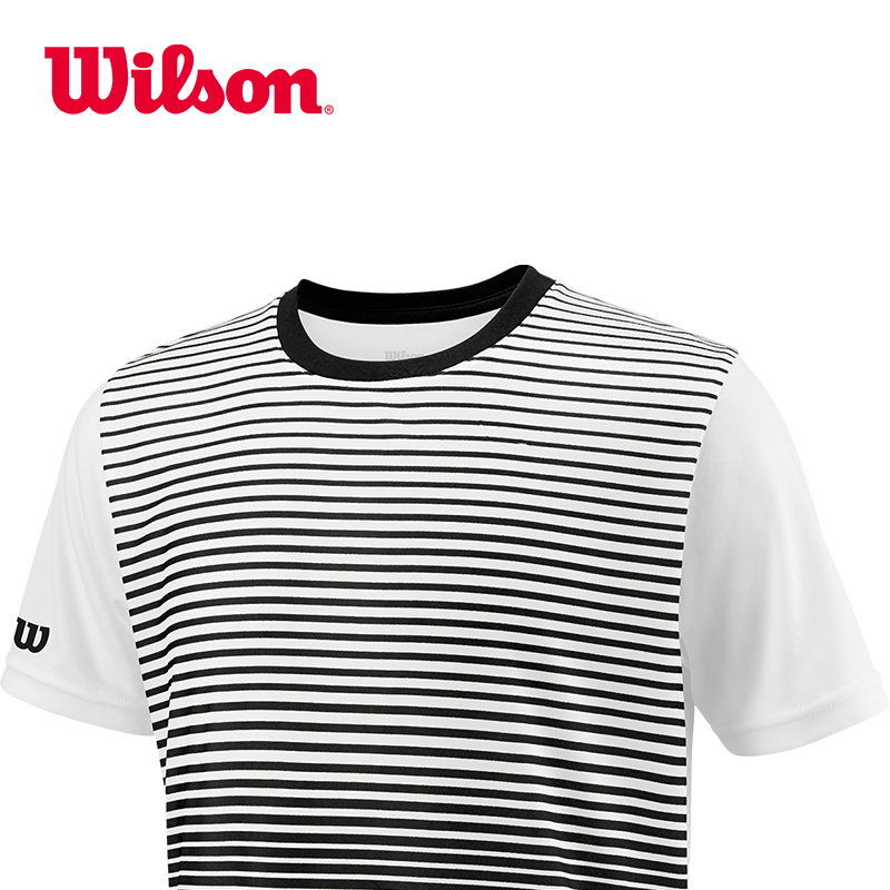 [18新款]青少年网球T恤吸湿排汗快干 B TEAM STRIPED