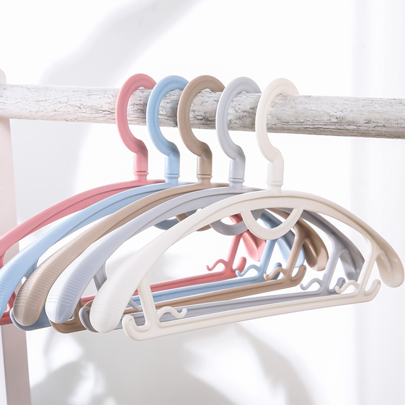 卡维瑞20个装衣服撑子家用批发20个防风防滑衣撑子塑料无痕晾衣夹衣