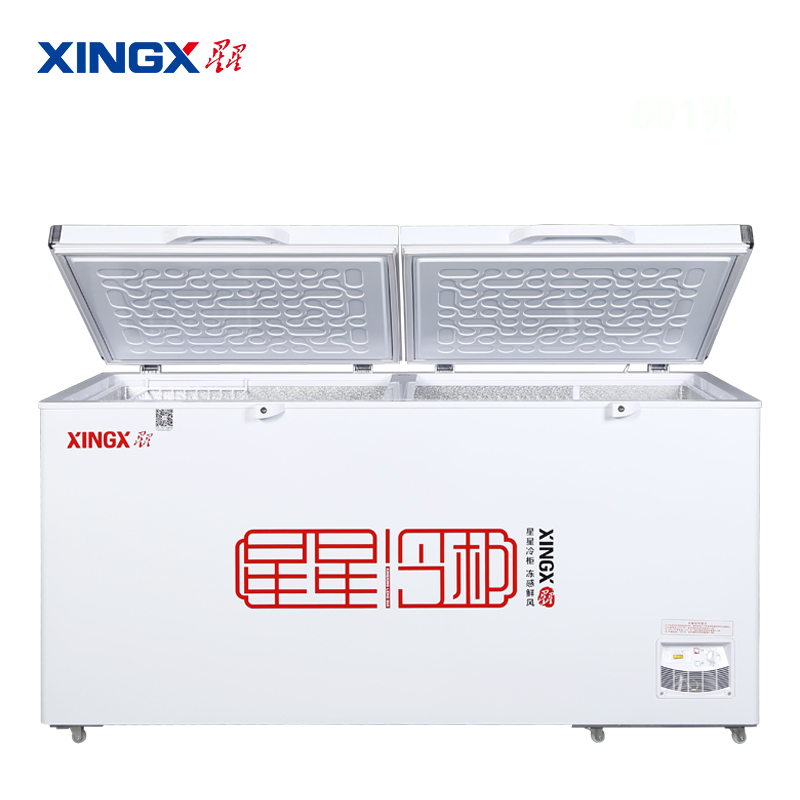 星星(XINGX)BD/BC-618G 商用卧式大冷柜 大冷冻力冰柜 断电保护 节能省电 冷藏冷冻