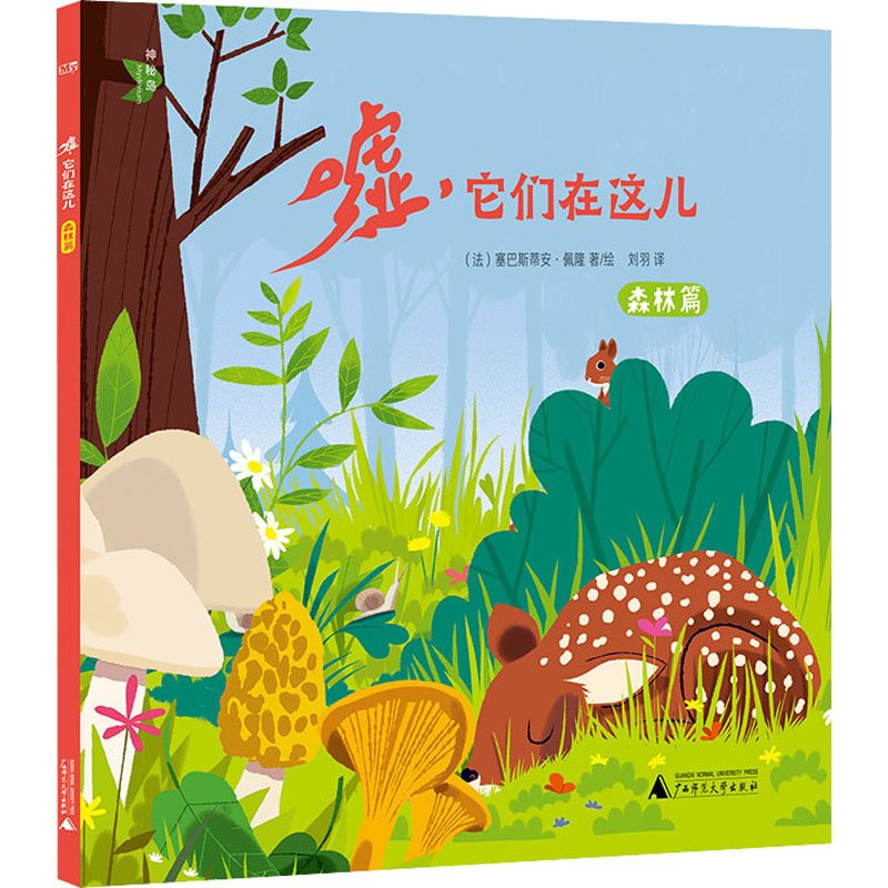 [M]嘘,它们在这儿 森林篇-9787559853578高清大图